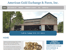 Tablet Screenshot of americangoldandpawninc.com